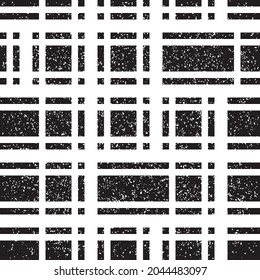 grunge seamless patern with black bands
