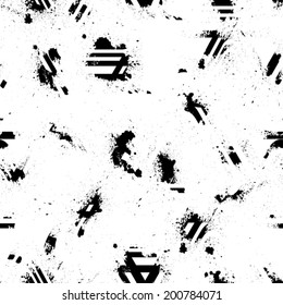 Grunge seamless pattern