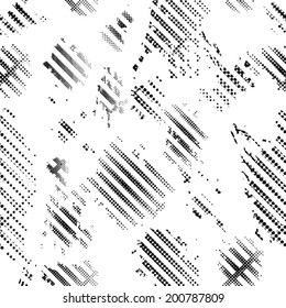 Grunge seamless pattern