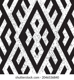 grunge seamless pattern with oblique bands