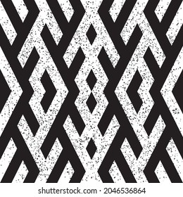 grunge seamless pattern with oblique bands