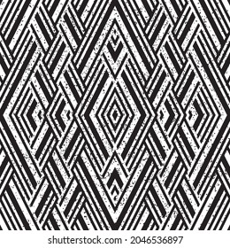 grunge seamless pattern with oblique bands