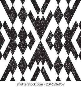 grunge seamless pattern with oblique bands
