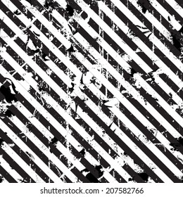 Grunge seamless pattern stripe texture. Vector illustration. 