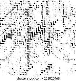 Grunge seamless pattern texture. Vector illustration