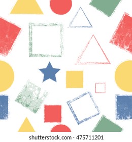 Grunge Seamless Pattern. Texture for your design. Repeating geometric background.