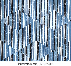 grunge seamless pattern with vertical colored lines(cube)