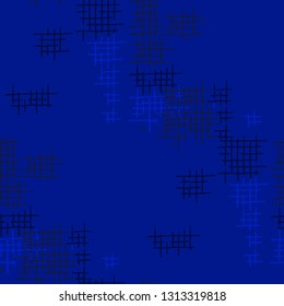 Grunge Seamless Tartan. Abstract Pattern. Modern Hand Drawn Texture with Scribble Crossing Lines. Colorful Vector Pattern for Print, Fabric, Cloth. Abstract Seamless Pattern.