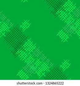 Grunge Seamless Tartan. Abstract Pattern. Modern Hand Drawn Texture with Scratched Crossing Lines. Colorful Vector Pattern for Wallpaper, Print, Textile. Abstract Seamless Pattern.