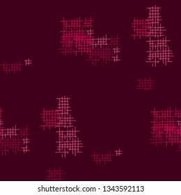 Grunge Seamless Tartan. Abstract Pattern. Trendy Hand Drawn Texture with Scribble Crossing Lines. Colorful Vector Pattern for Cotton, Print, Textile. Abstract Seamless Pattern.