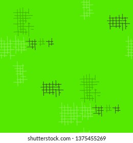 Grunge Seamless Tartan. Abstract Pattern. Retro Hand Drawn Texture with Scribble Crossing Lines. Colorful Vector Pattern for Dress, Curtain, Paper. Abstract Seamless Pattern.