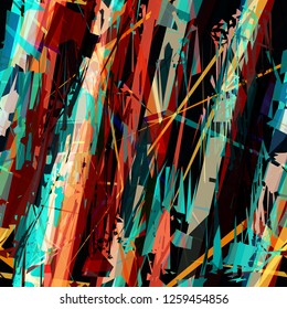 Grunge seamless texture. Broken effect Abstract vector background for web page, banners backdrop, fabric, home decor, wrapping