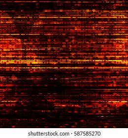 Grunge seamless texture with horizontal stripes. Abstract vector background. Brown, red, black colors