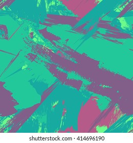 Grunge seamless texture pattern for print, fabric, wallpapers, clothes. Retro grunge texture ornament by brush. Vector grunge texture pattern. Colorful and bright grunge pattern