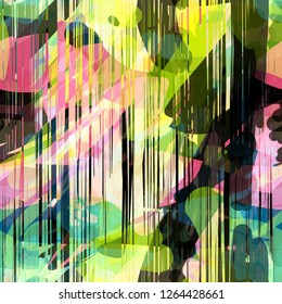 Grunge seamless texture with vertical lines. Abstract vector background for web page, banners backdrop, fabric, home decor, wrapping