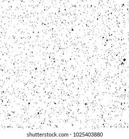 GRUNGE SEAMLESS VECTOR PATTERN. PAINTED DIRTY MONOCHROME TEXTURE ON WHITE BACKGROUND