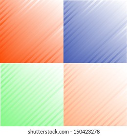 Grunge set stripe. Vector illustration.