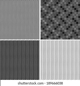 Grunge set stripe. Vector illustration. 