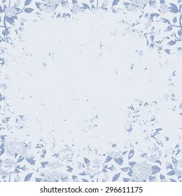 Grunge Shabby chic flower background