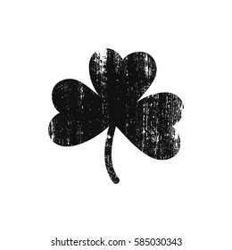 Grunge shamrock