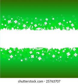 Grunge shamrock background