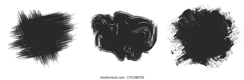 Grunge paint splash shape and crayon chalk ink texture element design background for copy space text print or dirty abstract splatter old spot for vintage decoration vector, brush scratch backdrop