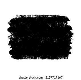 Grunge shape illustration. Abstract element. Black and white symbol. Vector illustration