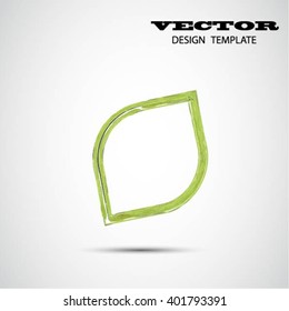 grunge shape label circle ribbon logo icon banner frame brush stroke