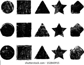Grunge shapes 