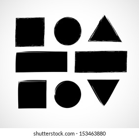 grunge shapes