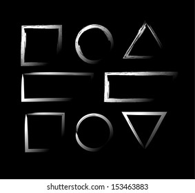 grunge shapes