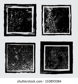 Grunge shapes