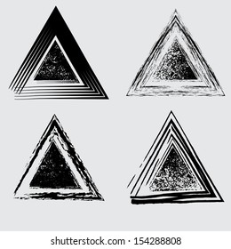 Grunge shapes