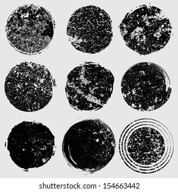 Grunge shapes