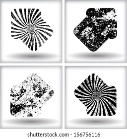 grunge shapes