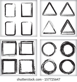 Grunge shapes 