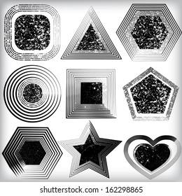 Grunge shapes 