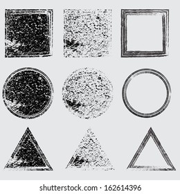 Grunge shapes 
