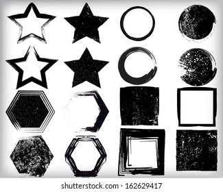 Grunge shapes 