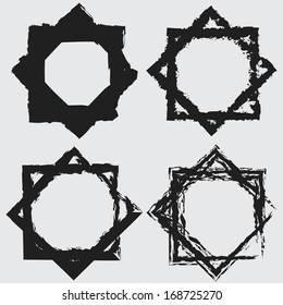Grunge shapes 