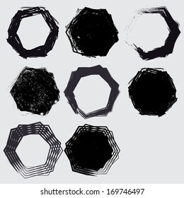 Grunge shapes 