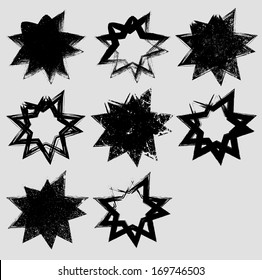 Grunge shapes 