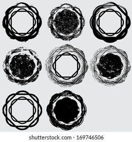 Grunge shapes 