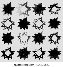 Grunge shapes 