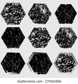 Grunge shapes 