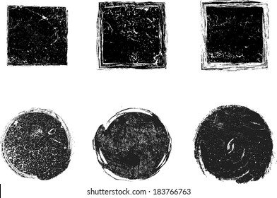 Grunge shapes 