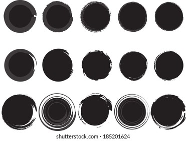 Grunge shapes