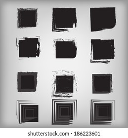 Grunge shapes