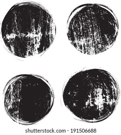 Grunge shapes
