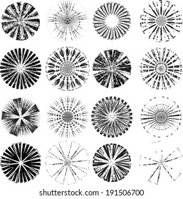 Grunge shapes 
